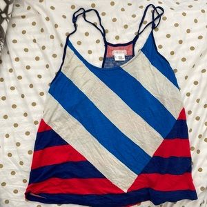 Urban Outfitters Nautical Stripe Print Tank Top
